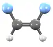 3D structure of Cis-1,2-difluoroethene