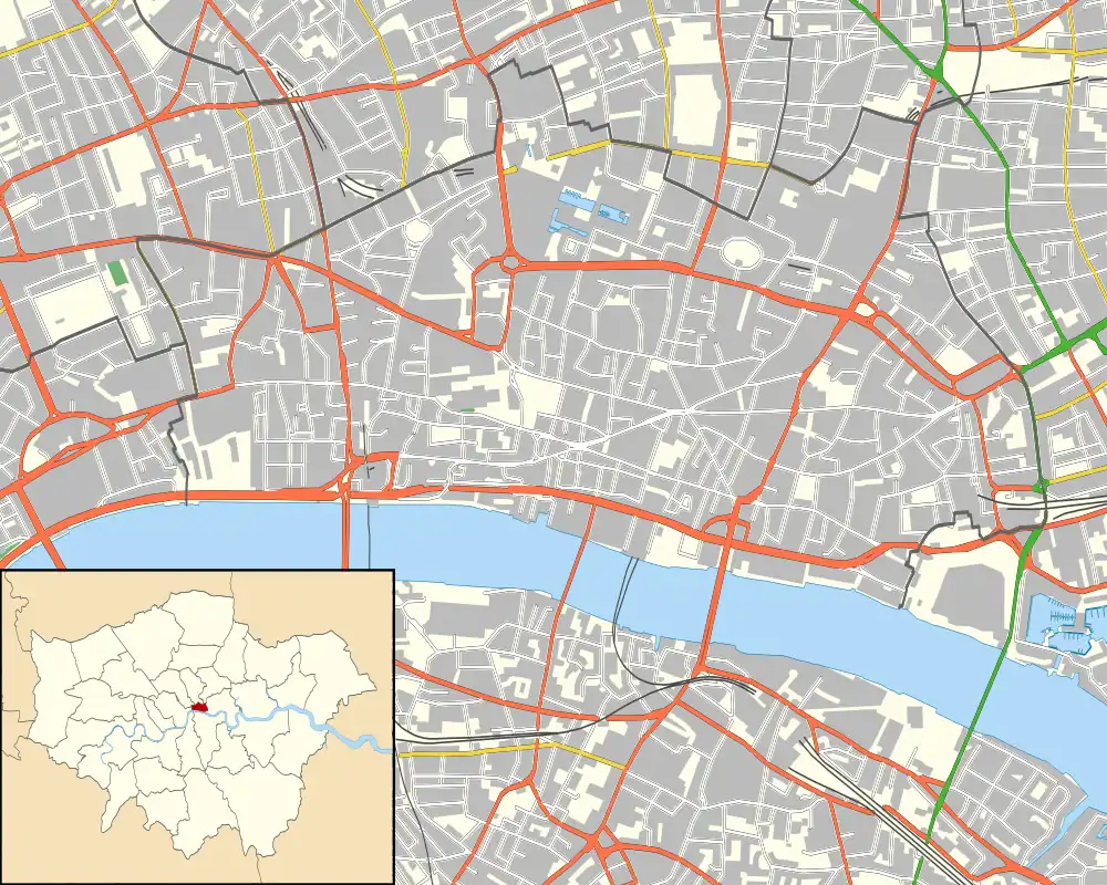 2019 London Bridge stabbing is located in City of London