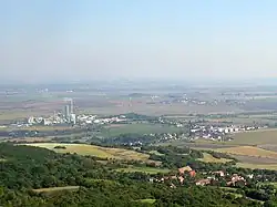 Čížkovice as seen from west