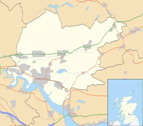 Fishcross is located in Clackmannanshire