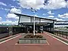 Clarkson station platform shelter