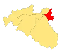 Location of the ward