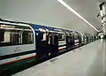 Class 482 in Network SouthEast livery at Bank station