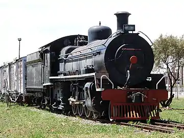 SAR no. 946, CSAR no. 734, plinthed at Lichtenburg, 2 Oct 2015