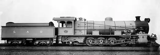 No. 2111, 2nd batch, with Ramsbottom safety valves and Type MP1 tender, c. 1921