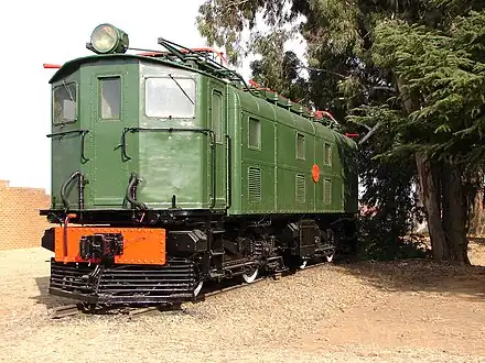 No. E23 plinthed at Union Carriage & Wagon, 24 September 2009