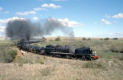 Class GF no. 2401 between Swellendam and Bonnievale, c. 2001