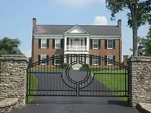 Entrance to Clay Hill, located along Kentucky Route 289.