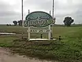 Welcome sign for the Cloud County Fairgrounds