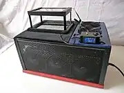 Example of watercooled thermoelectric cloud chamber