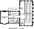 Basement floor plan