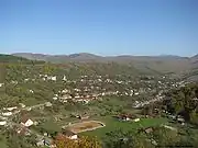 View of Coștiui village