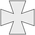 Plain Cossack cross.