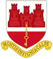 Coat of Arms of Gibraltar, 1836-20th Century