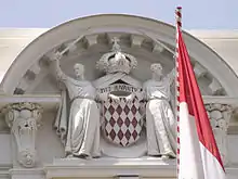 Image 16Monaco's flag and its coat of arms (from Monaco)