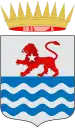 The heraldic arms of the Italian colony of Eritrea from 1919 to 1936.