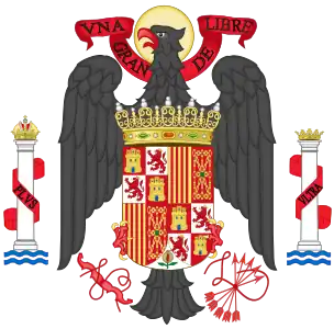 Francoist Spain coat of arms (1945–1977)