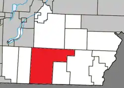 Location within Coaticook RCM.