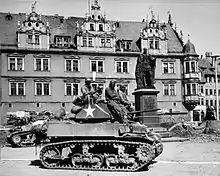 Tank and crew of 761st Tank Battalion