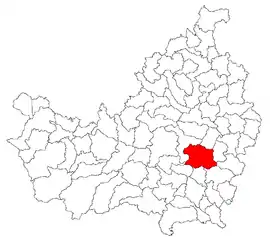 Location in Cluj County