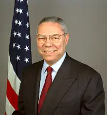 Colin PowellSecretary of State(announced in November 2000)