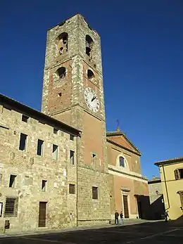 The co-seat of the Archdiocese of  Siena-Colle di Val d'Elsa-Montalcino is the Cathedral of Ss. Marziale & Alberto.