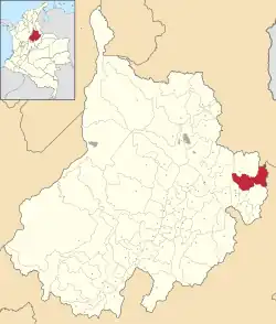 Location of the municipality and town of Concepción in the Santander  Department of Colombia