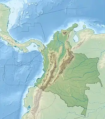 Yaguarasaurus is located in Colombia