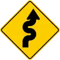 SP-08 Winding road To right