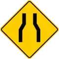 SP-28 Road narrows