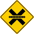 SP-52  Railroad crossing Ahead