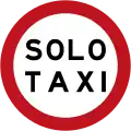 SR-34 Taxi parking zone