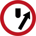 SR-46 Pass only on the right of barrier