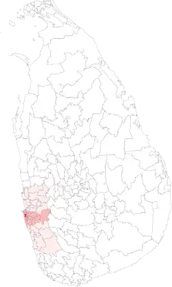 Location of Colombo East