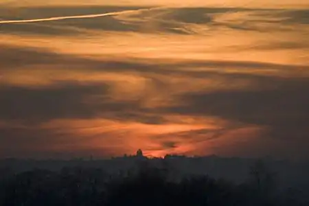 A sunset near Horton Heath, Hampshire