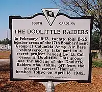 The Doolittle Raiders historical marker