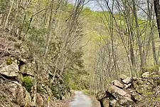 Passing through the Ken Lockwood Gorge