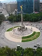 El Ángel national monument built to commemorate the independence of Mexico