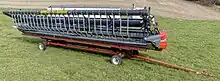 Combine header transport trailer