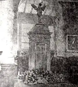 Newcastle Commercial Exhange war memorial (demolished)