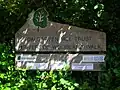 The Community woodland sign.