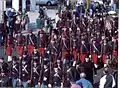 The 14th Brooklyn Co. E reenactment group at Remembrance Day in Gettysburg