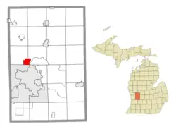 Location within Kent County