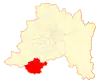 Location of the Alhué commune in the Santiago Metropolitan Region