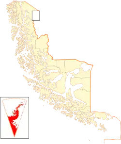 Location of Antártica