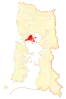 Location of the commune of Calbuco in Los Lagos Region