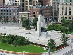 Central Chambers (leftmost building) at Confederation Square