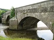 Stone arch bridge over Wharfe