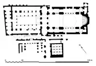 Ground plan of the church