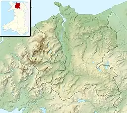 Llyn Glangors is located in Conwy